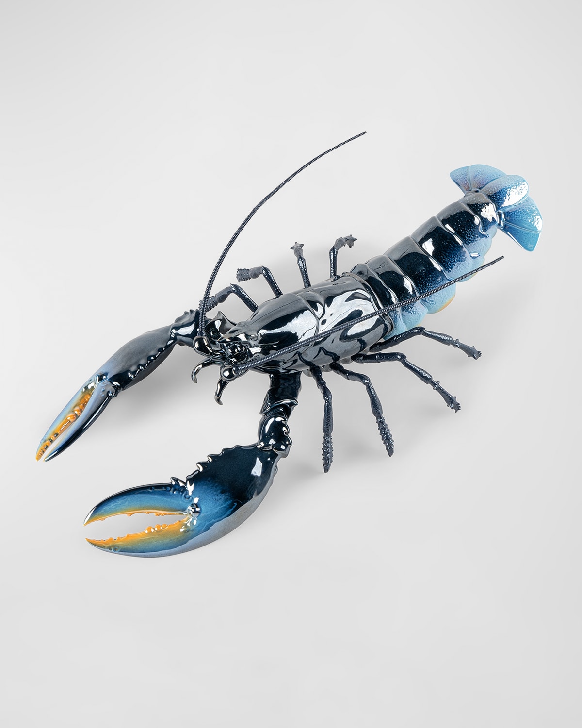 Lladrò Lobster Porcelain Figurine In Blue