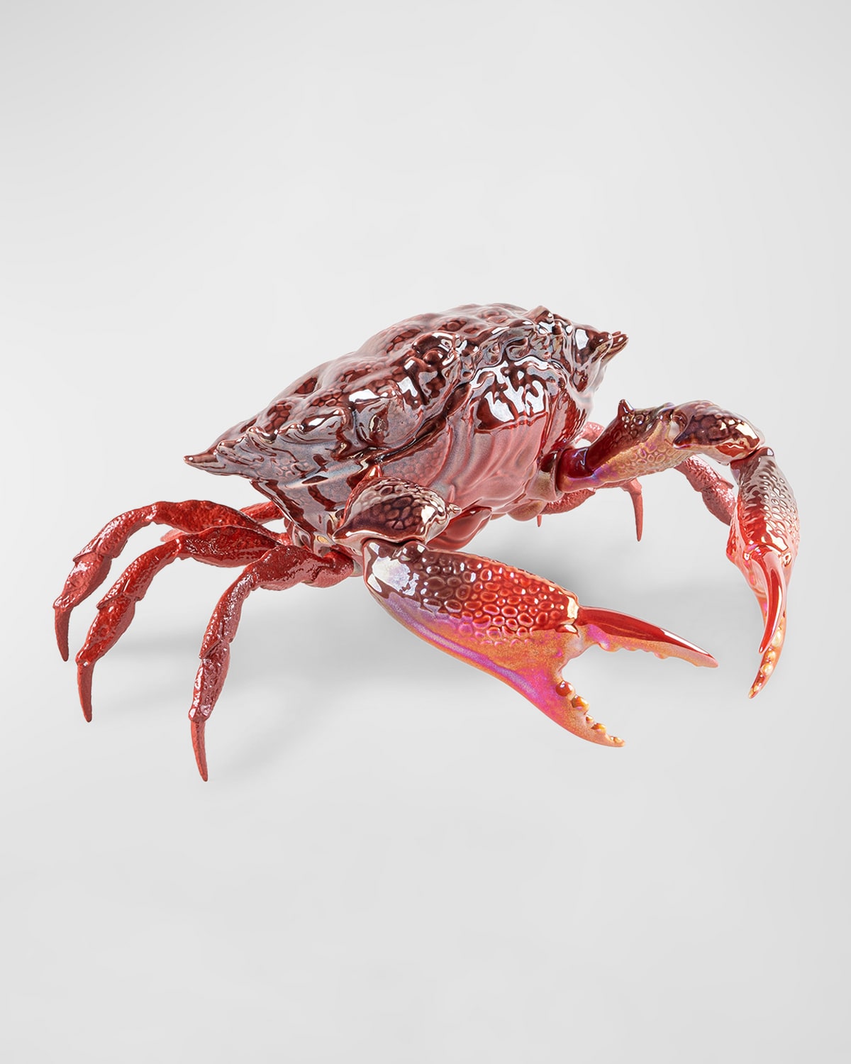 Lladrò Crab Porcelain Figurine In Red
