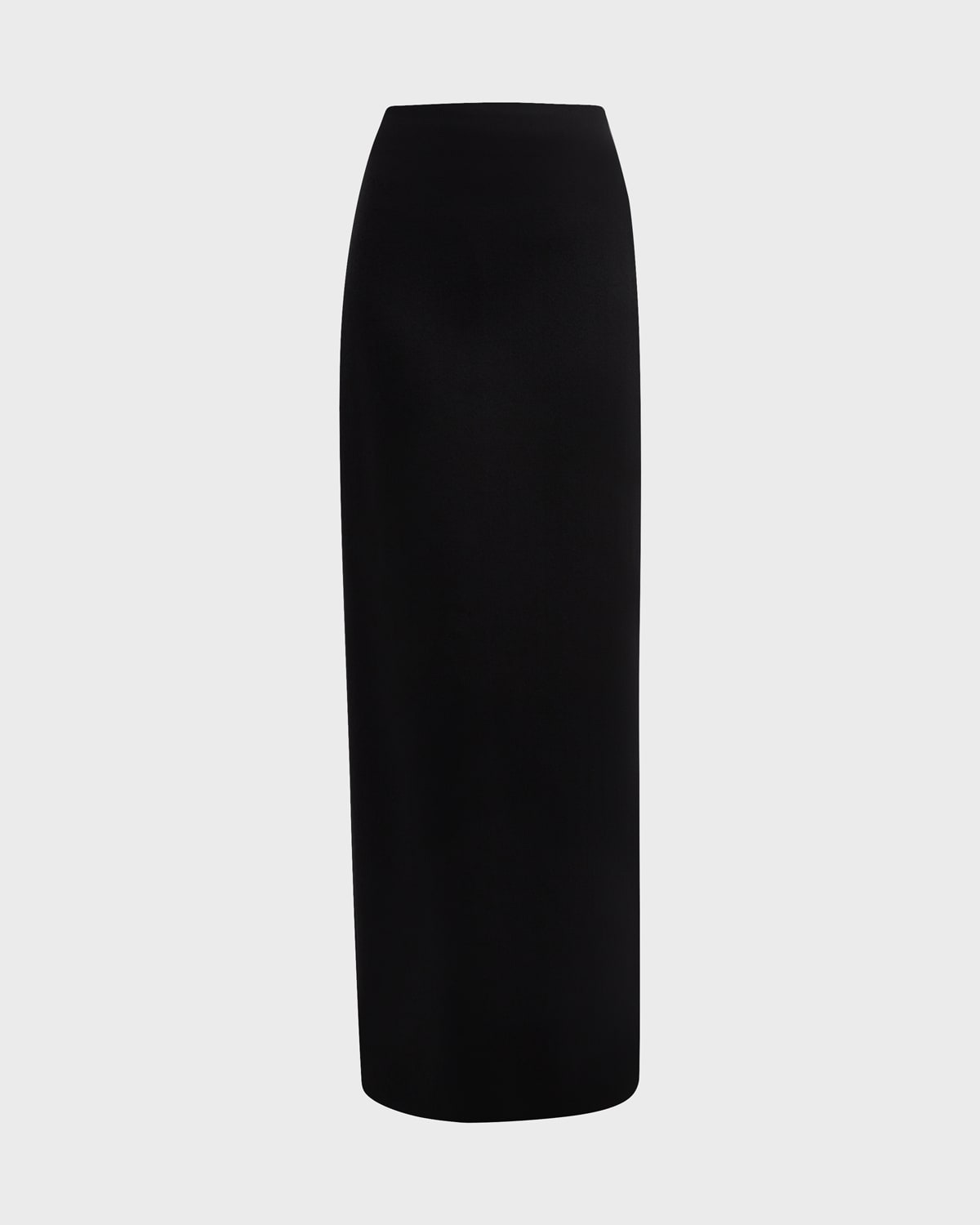 Shop The Row Bartelle Crepe Straight Maxi Skirt In Black