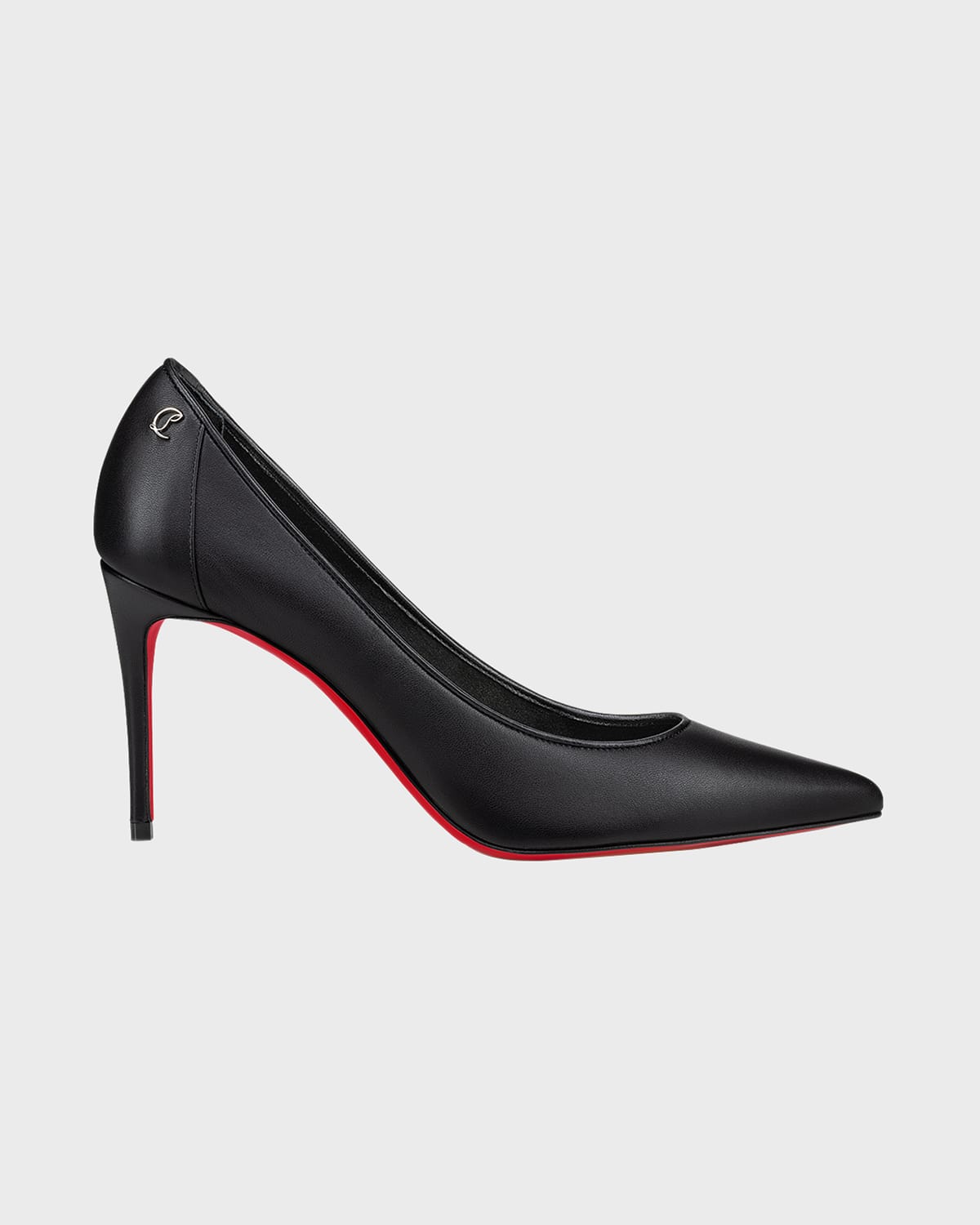 Shop Christian Louboutin Sporty Kate Napa Red Sole Pumps In Black