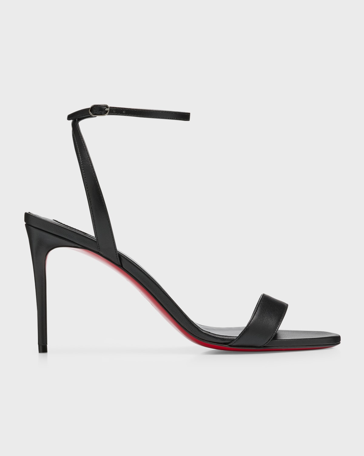 Shop Christian Louboutin Loubigirl Ankle-strap Red Sole Sandals In Black