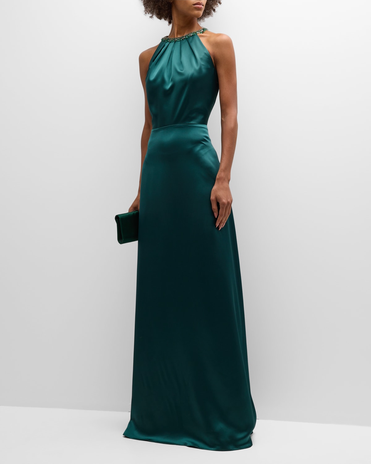 Teri jon emerald green dress hotsell