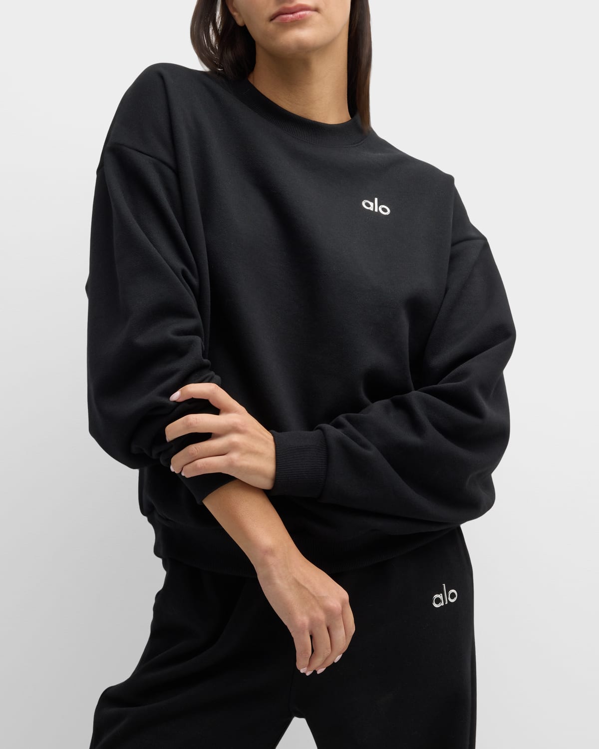 ALO YOGA ACCOLADE CREWNECK PULLOVER