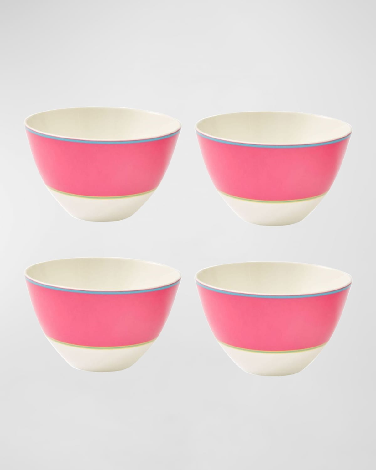 Shop Kit Kemp For Spode Calypso Bowls, Set Of 4 In Pink