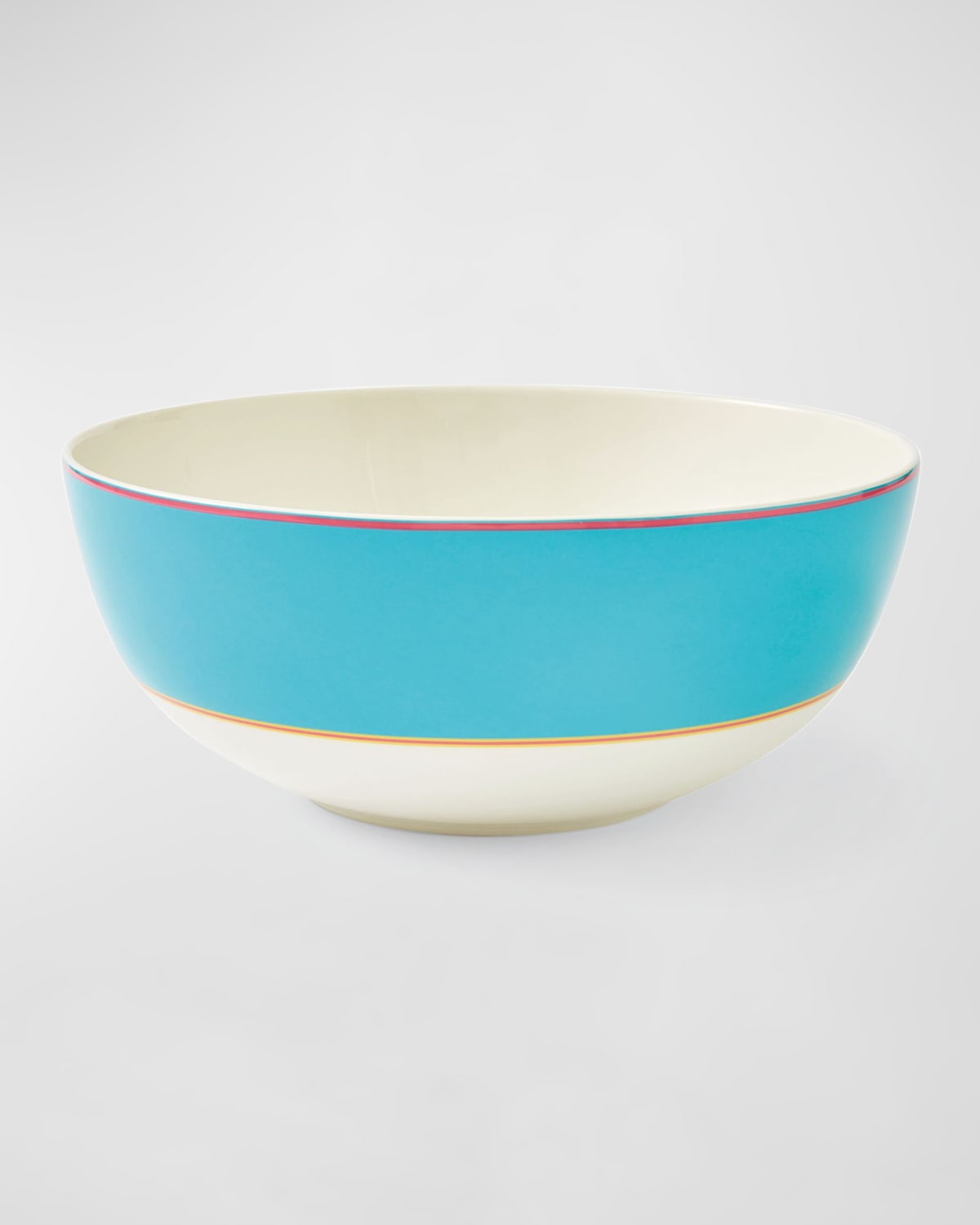 Shop Kit Kemp For Spode Calypso Serving Bowl, 10" In Turquoise