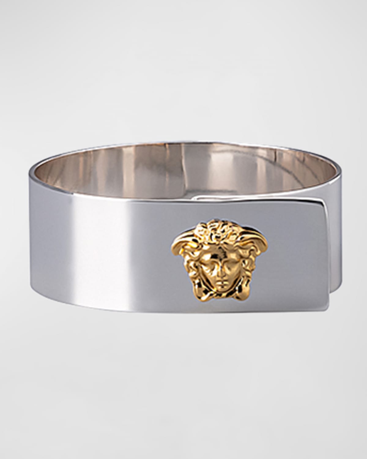 Shop Versace Medusa Napkin Ring In Gold 2