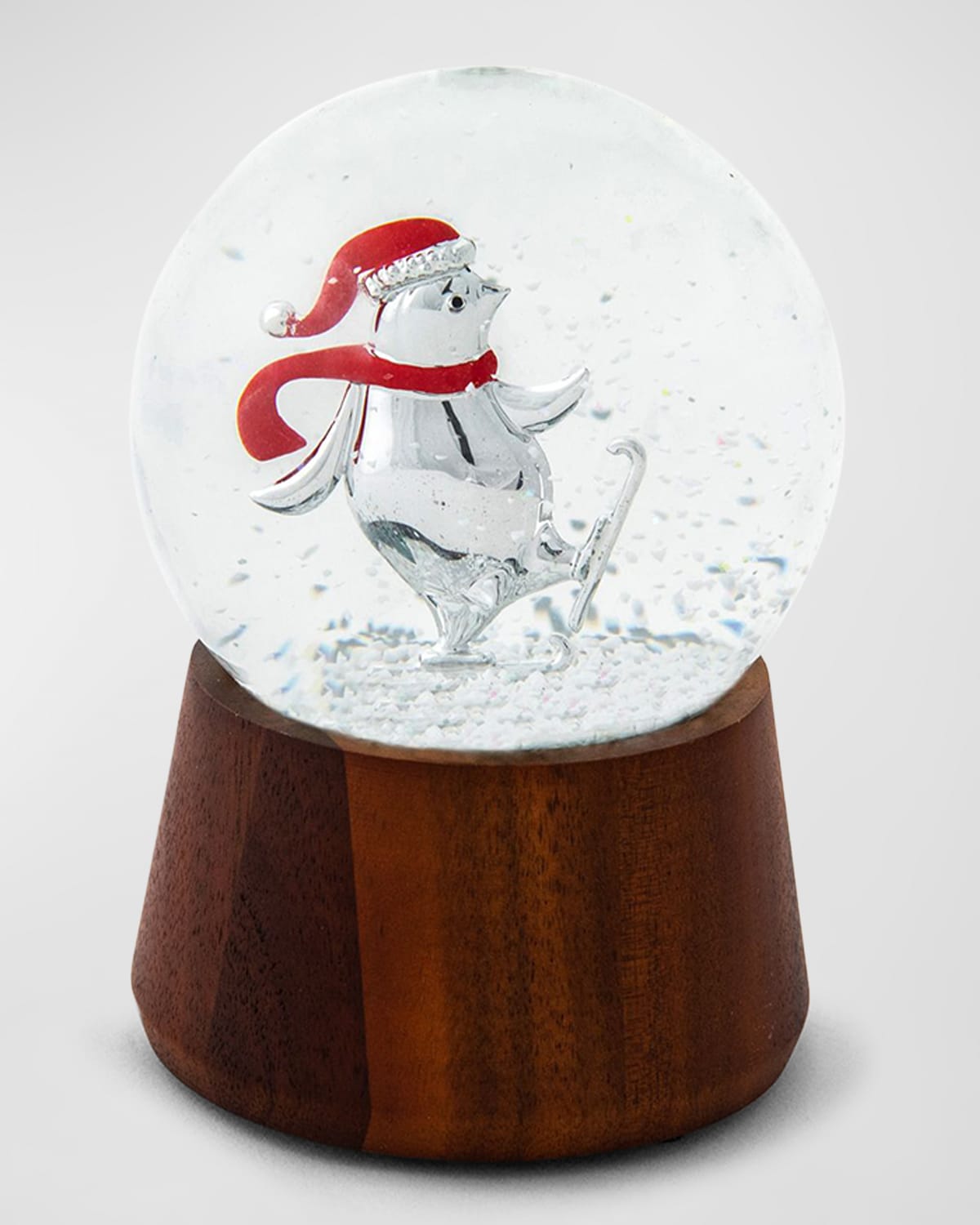 Nambe Skating Penguin Snow Globe