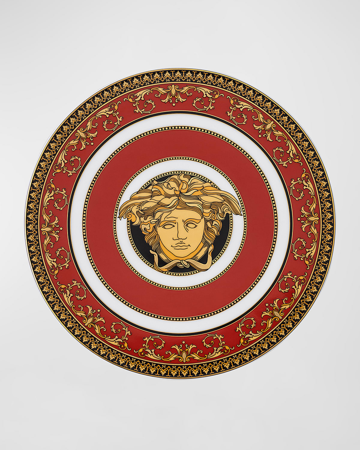 Versace Medusa Modern Lid For Bowl, 7" In Red