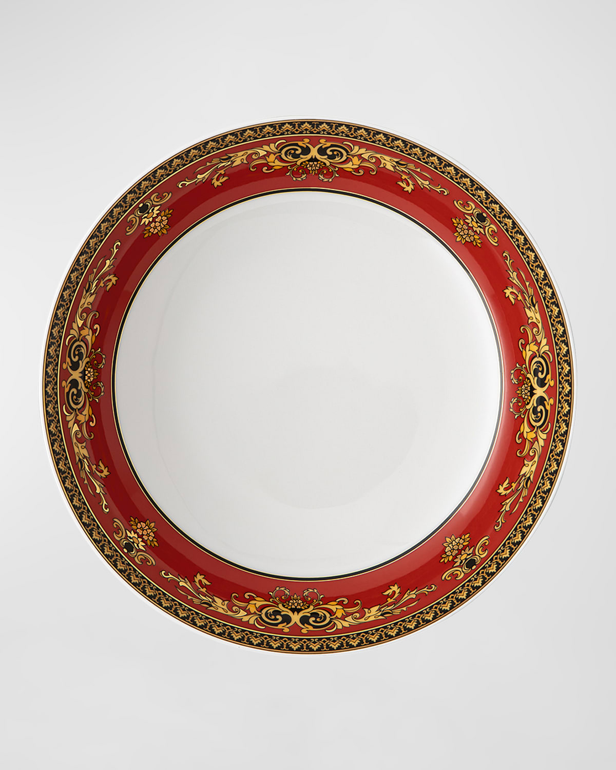 Versace Medusa Modern Soup Bowl In Red