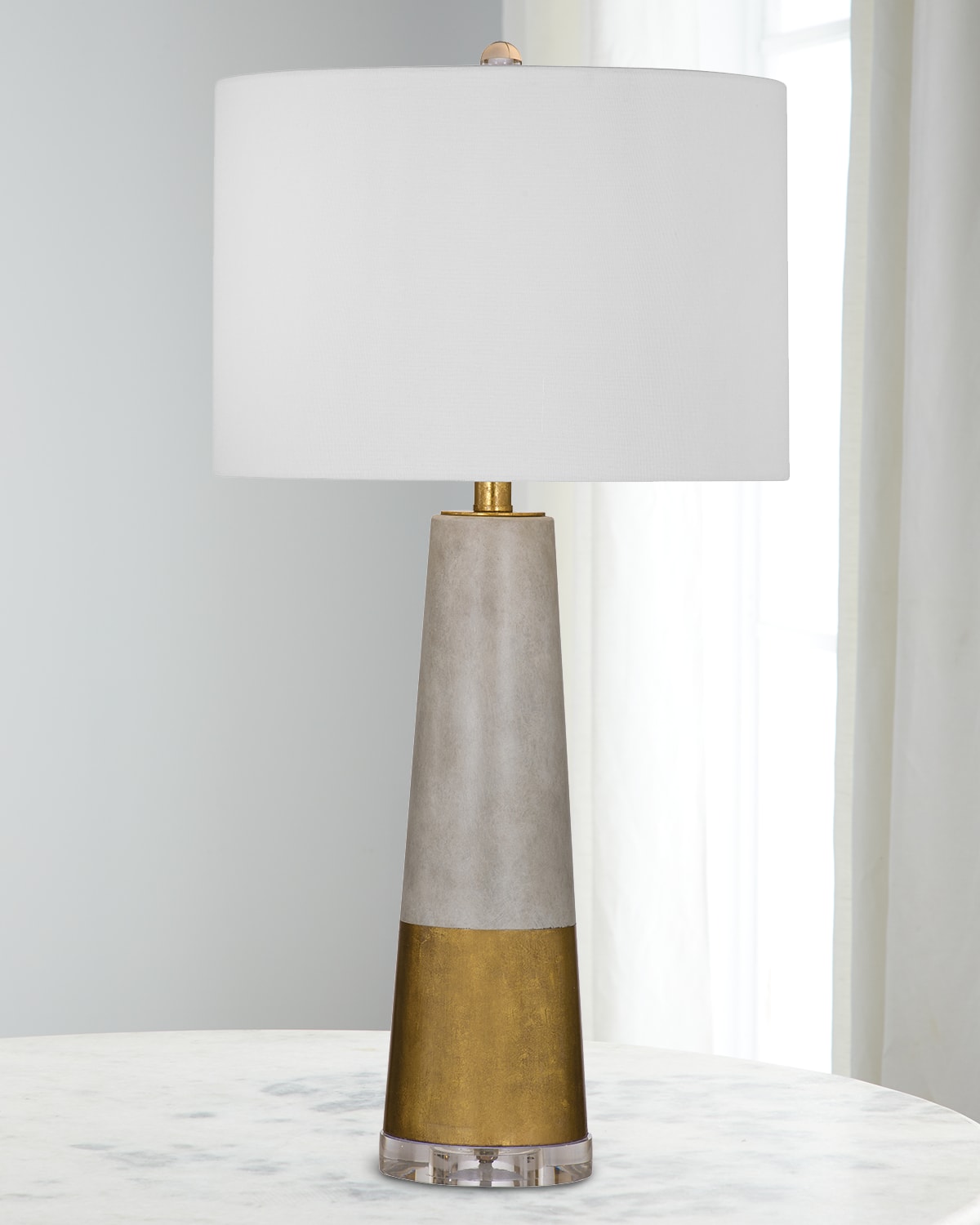 Katherine Noble By Bmc Vargas 30" Table Lamp In Brown/green