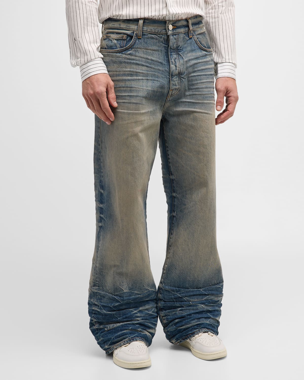 Amiri Men's Baggy Wide-leg Jeans In Vintage In