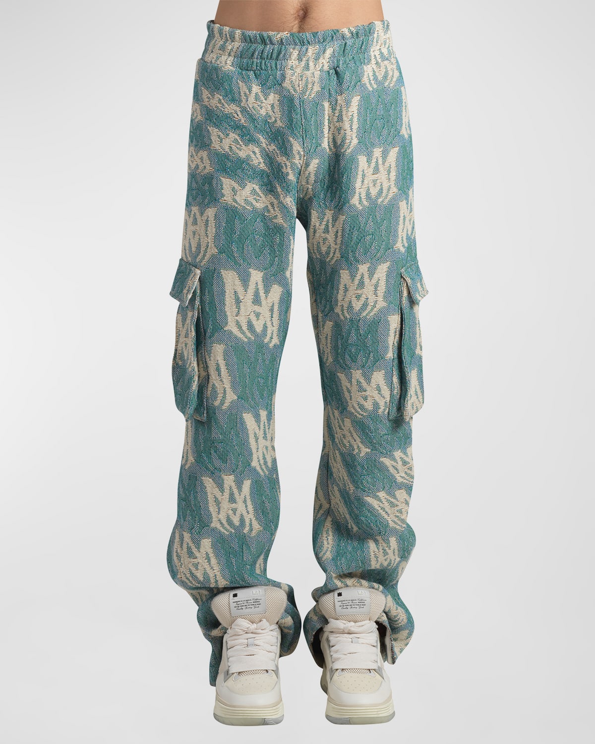 AMIRI MEN'S MA TAPESTRY CARGO FLARE trousers