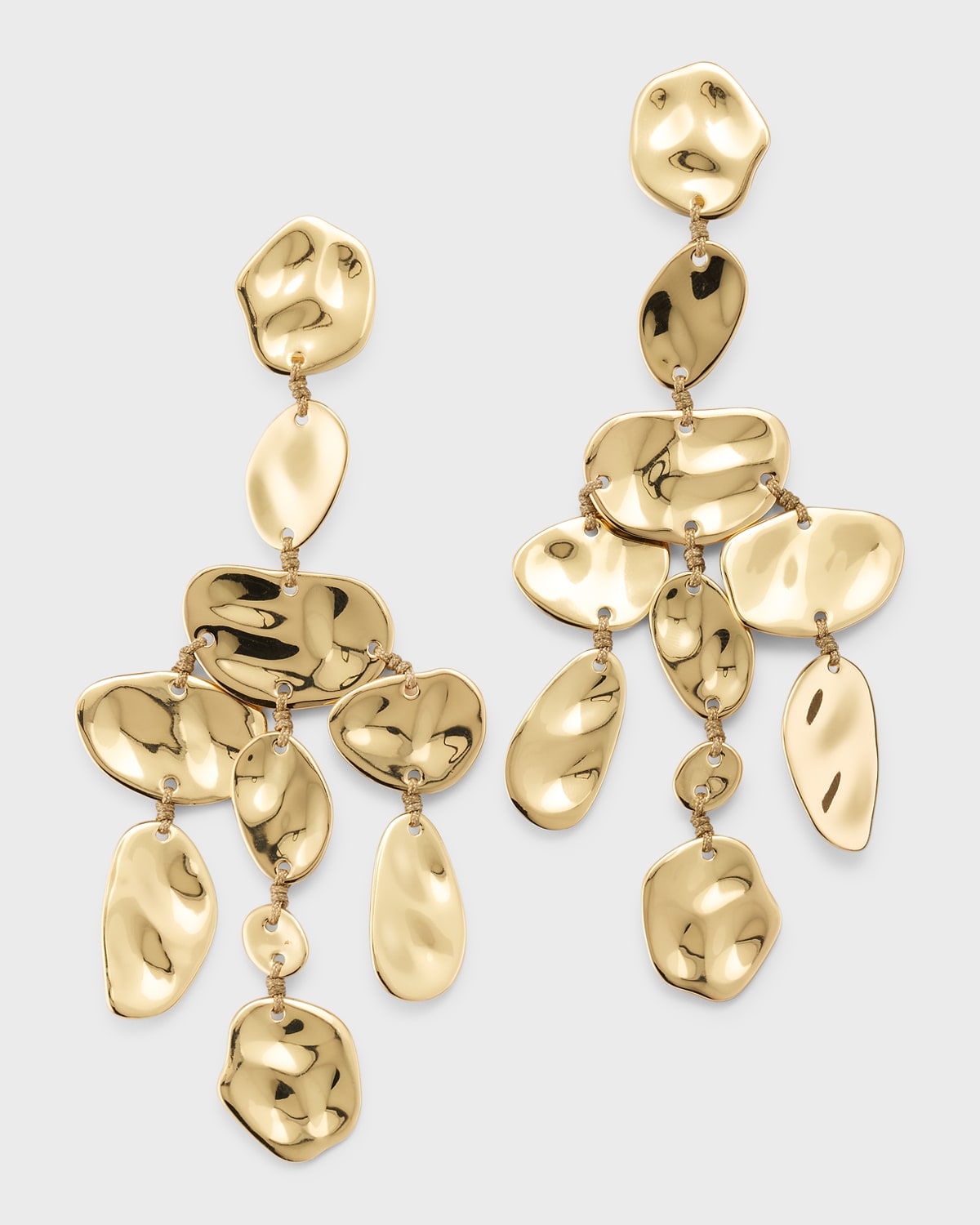 Cult Gaia Sloane Clip On Earrings In Gold