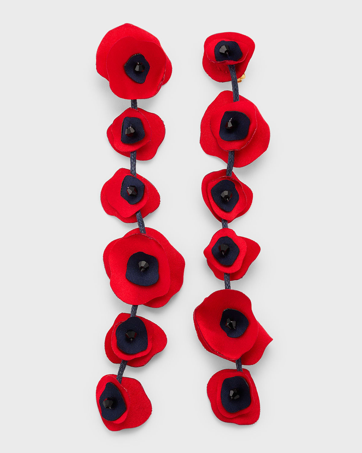 Cult Gaia Zelena Clip On Earrings In Infrared