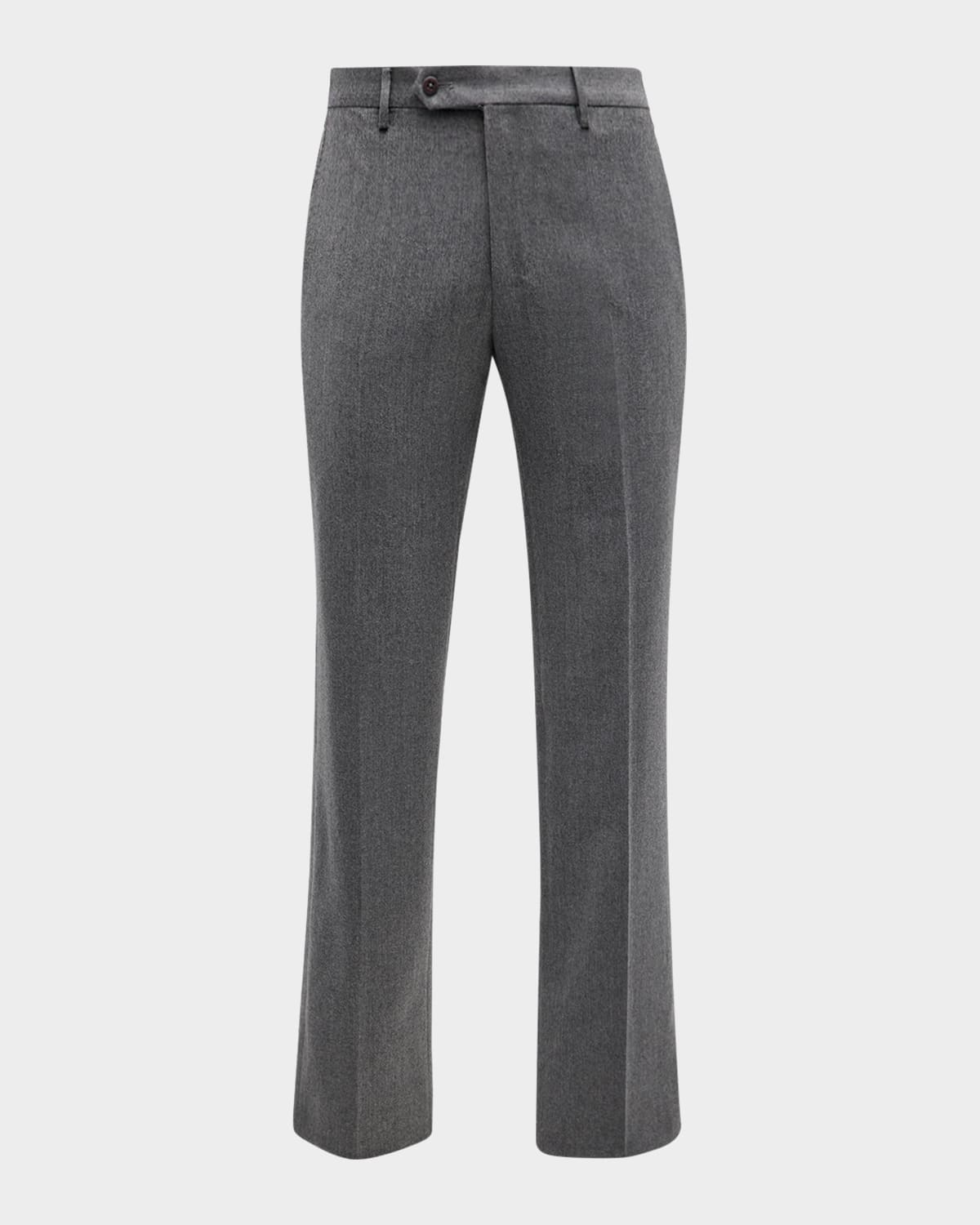 Men's Parker Wool-Cashmere Stretch Dress Pants