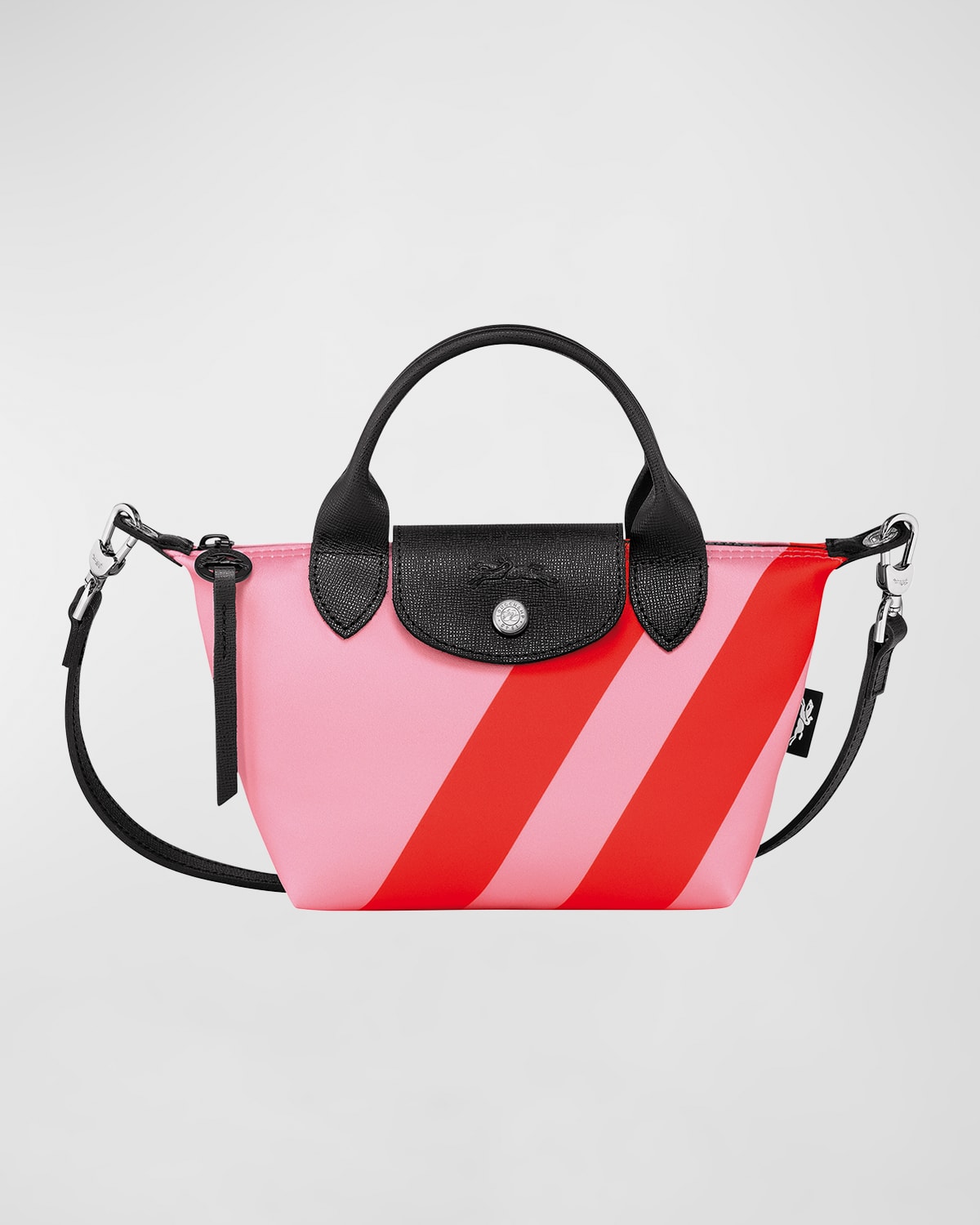 Longchamp striped bag sale