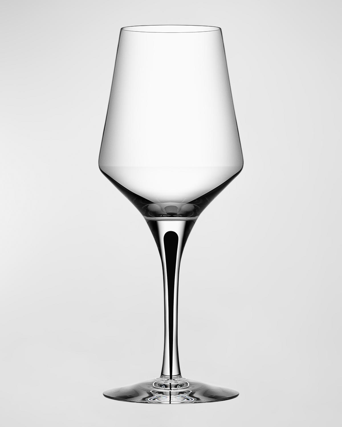 Orrefors Metropol White Wine Glasses, Set Of 2 In Clear