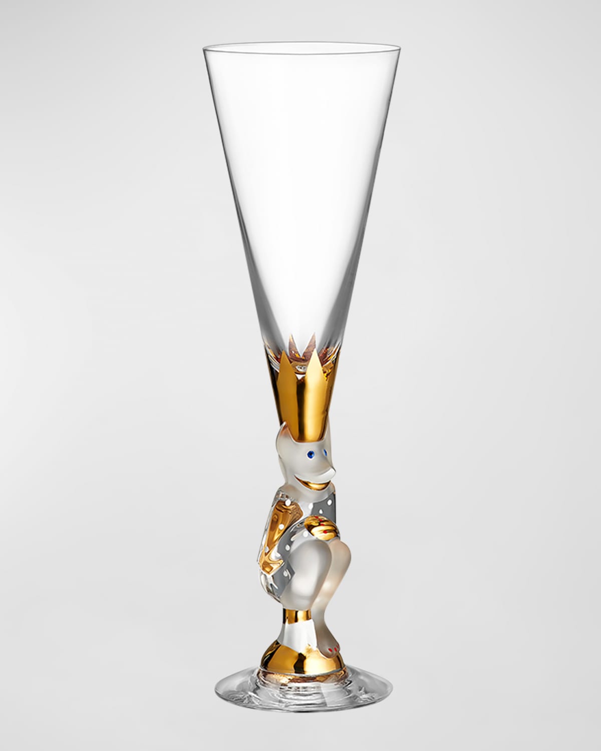 ORREFORS SPARKLING DEVIL CHAMPAGNE GLASS