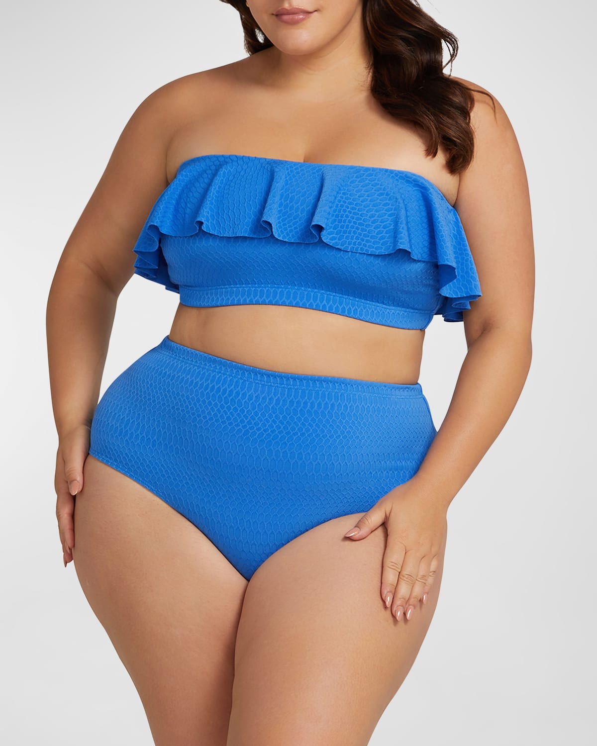 Nefertiti Renoir High-Waist Bikini Bottoms