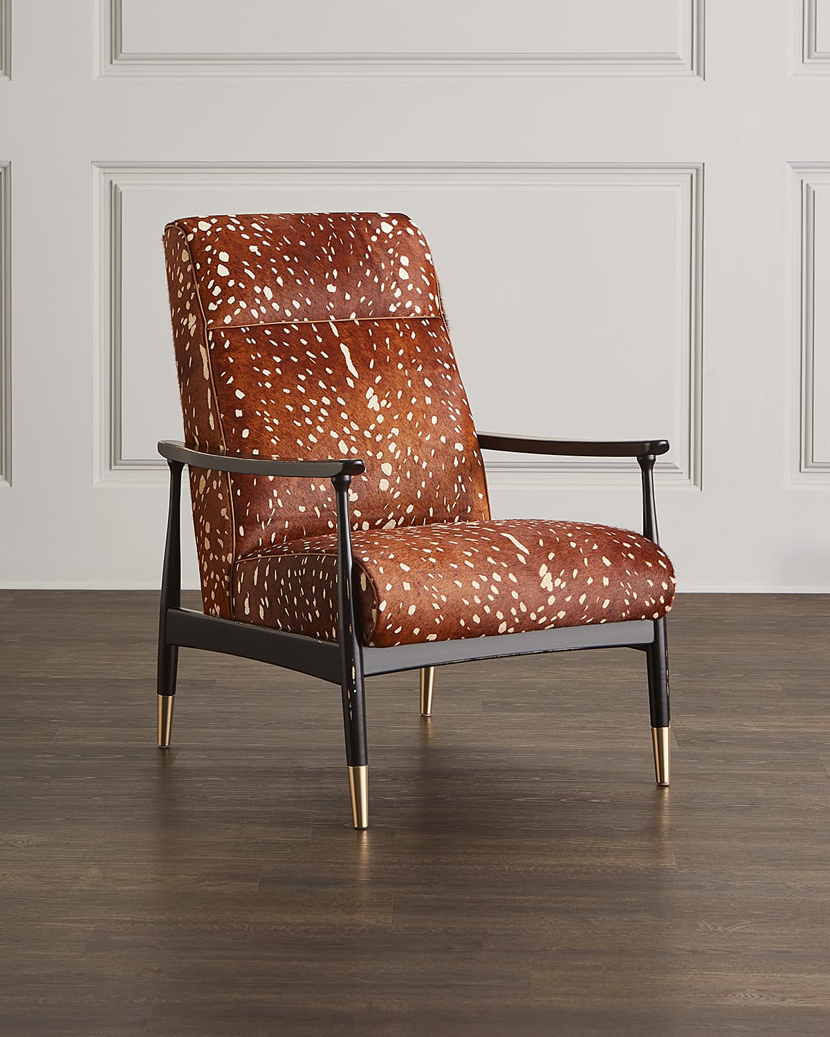 Massoud Elisabeth Hair Hide Accent Chair