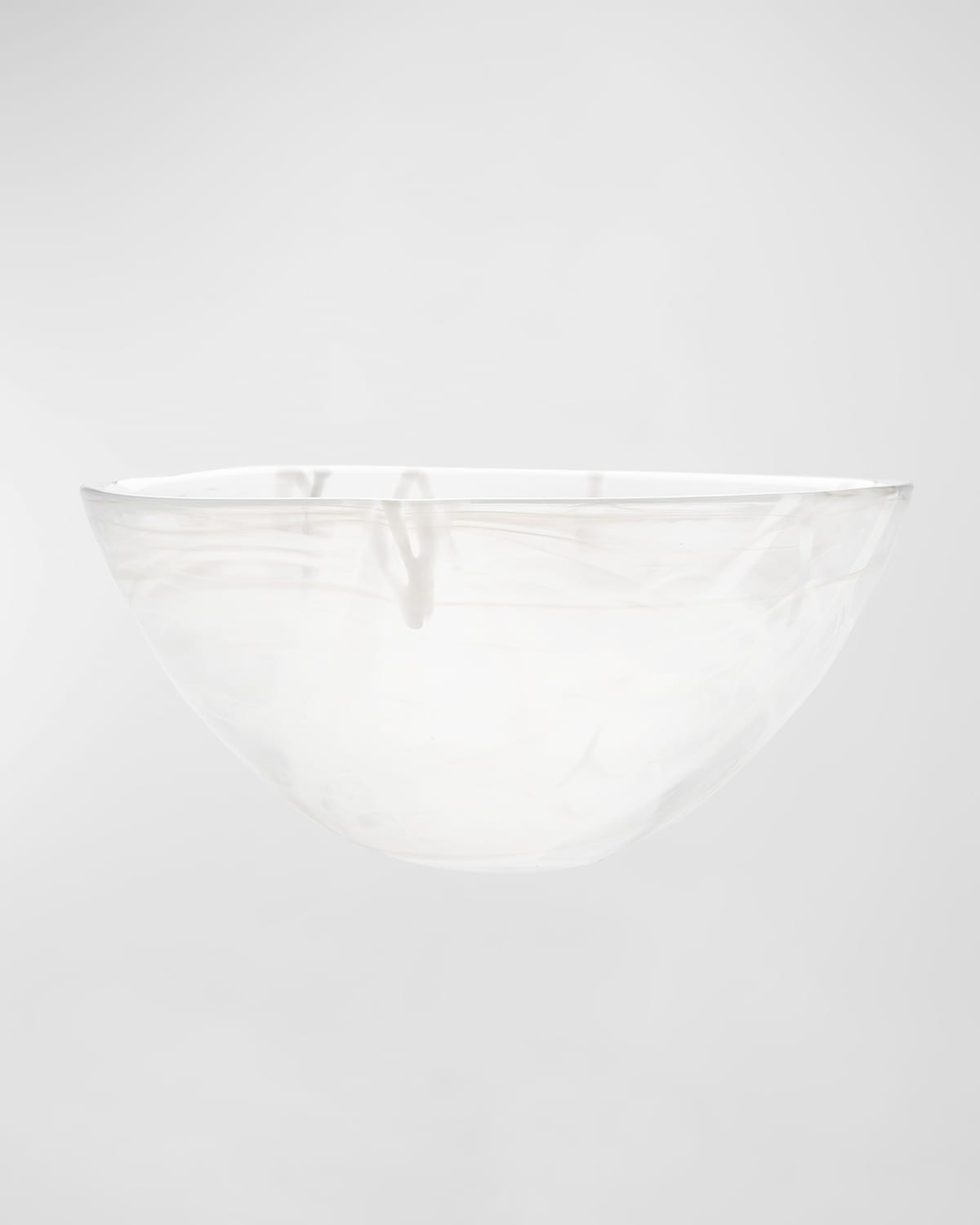 Kosta Boda Contrast White Bowl, Large