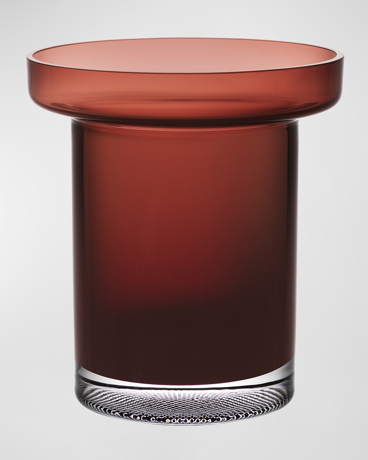 Limelight Burgundy Low Vase