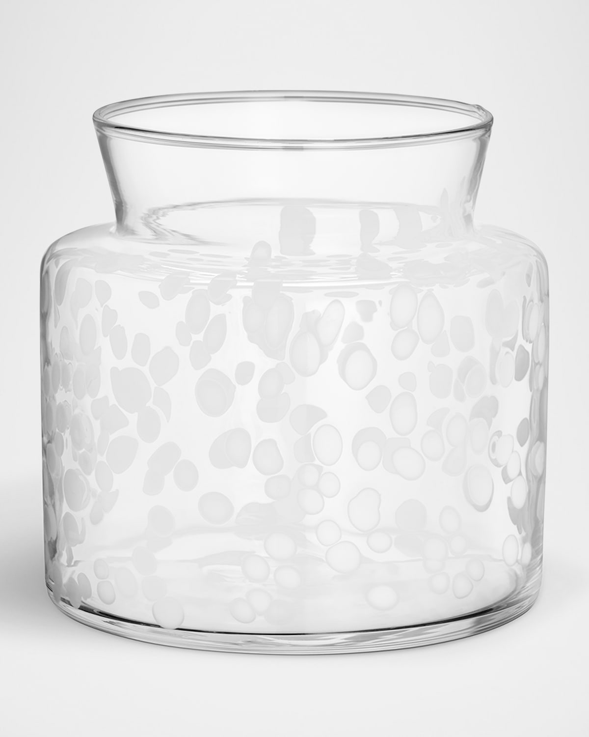 Kosta Boda Meadow Winter Vase, Wide In Winter
