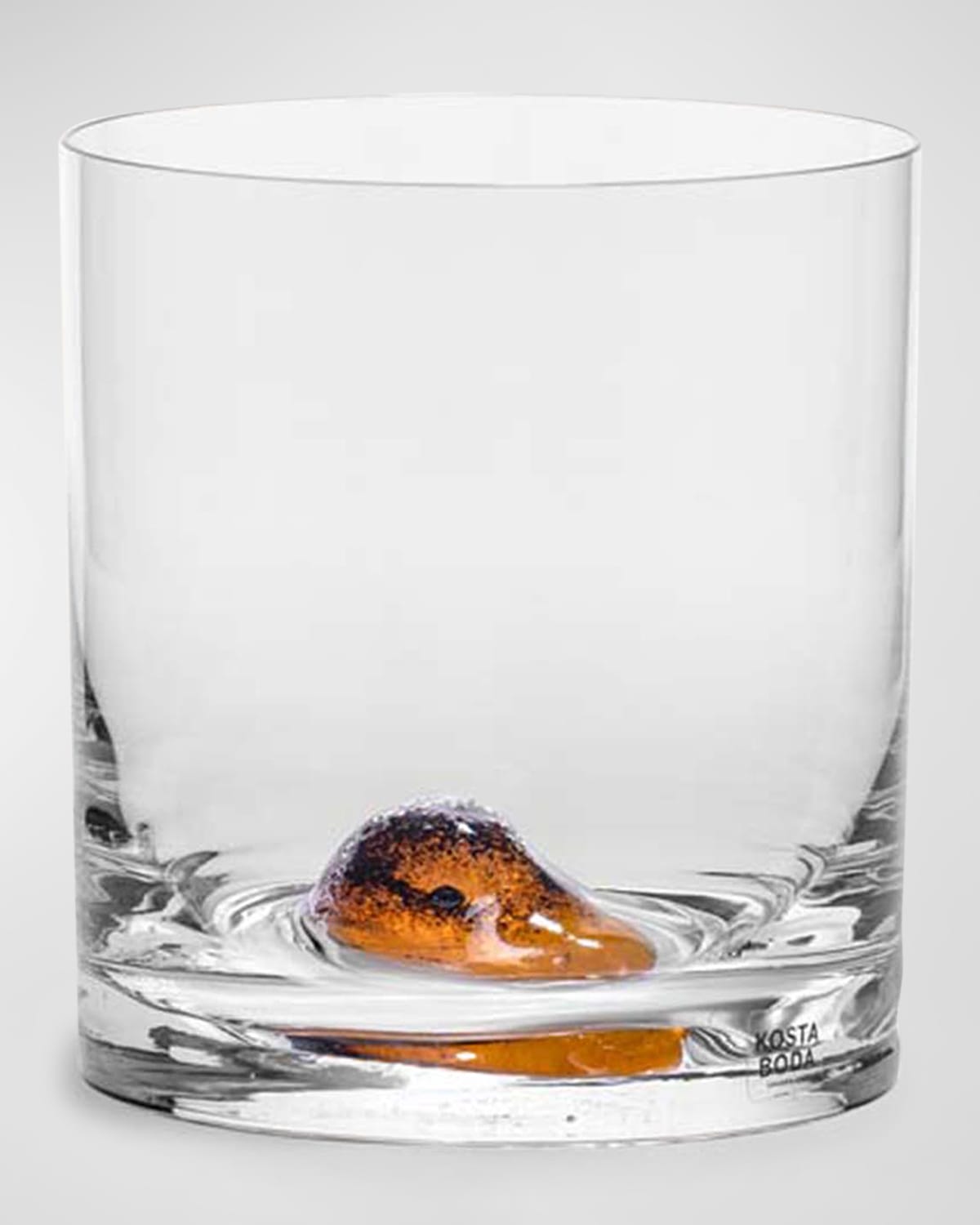 Kosta Boda New Friends Tumbler, Duck In White