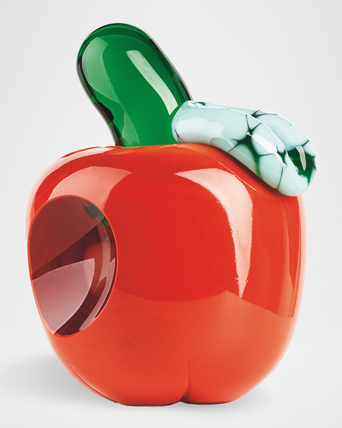 Kosta Boda We Love Apples Decorative Accent By Asa Jungnelius In Red