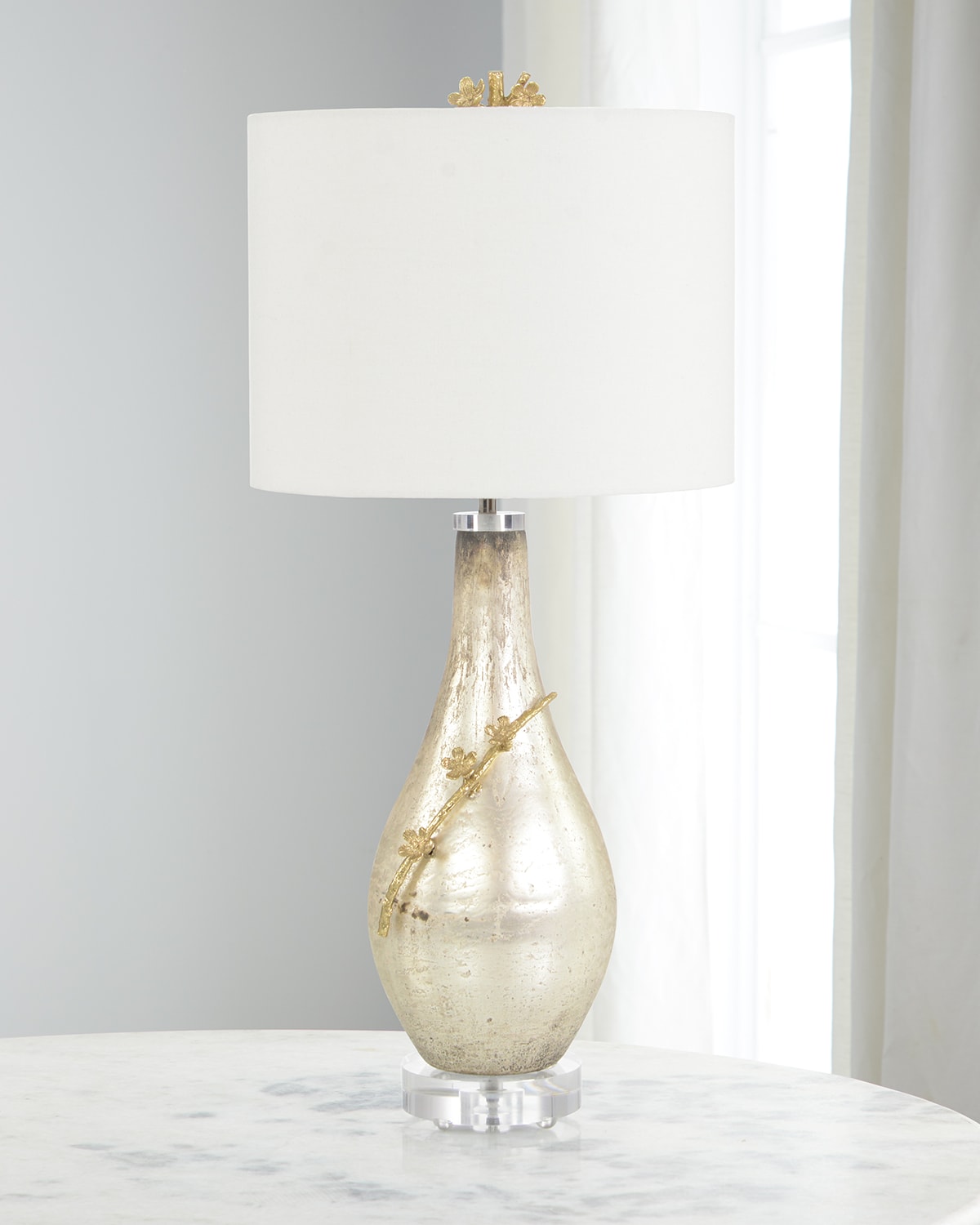John-richard Collection Sakura Table Lamp In Gold