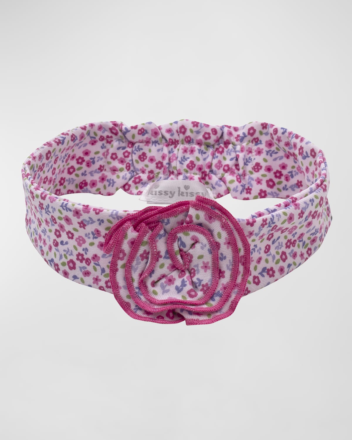 Kissy Kissy Kids' Girl's Sweethearts Rosette Headband In Pk