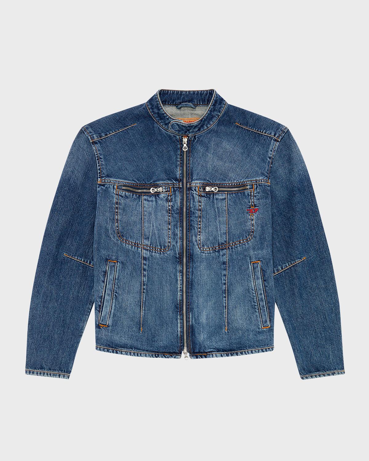 Diesel Blue D-Barcy-Bk-S Denim Jacket | Smart Closet