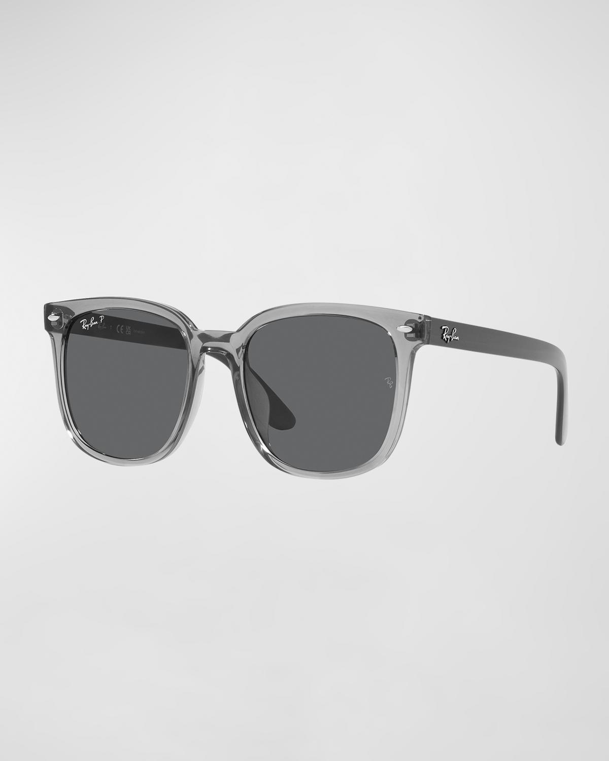 Ray-Ban RB4401D Polarized Plastic Square Sunglasses