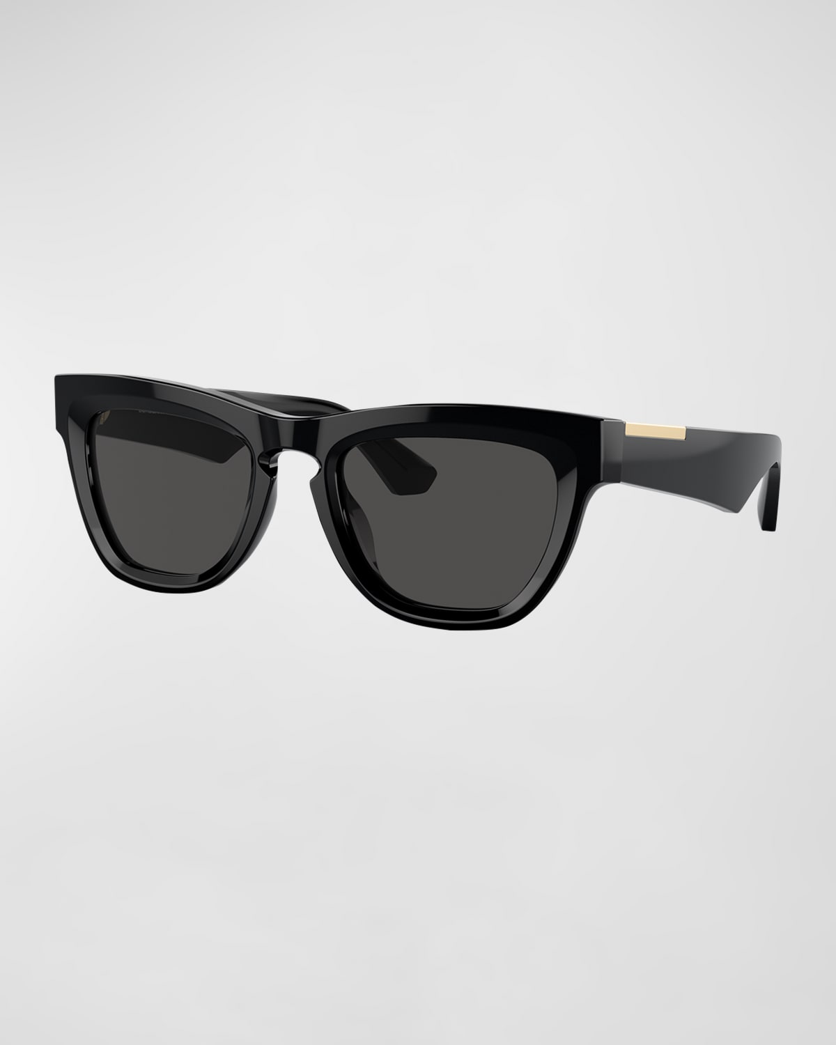 Burberry Be4415u Acetate & Plastic Square Sunglasses In Black