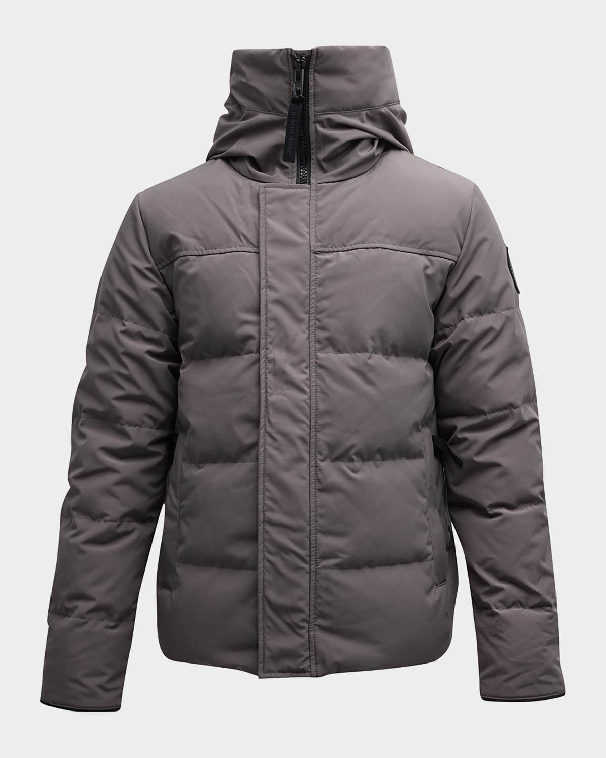 Shop Canada Goose Men's Macmillan Down Parka In Coastal Grey