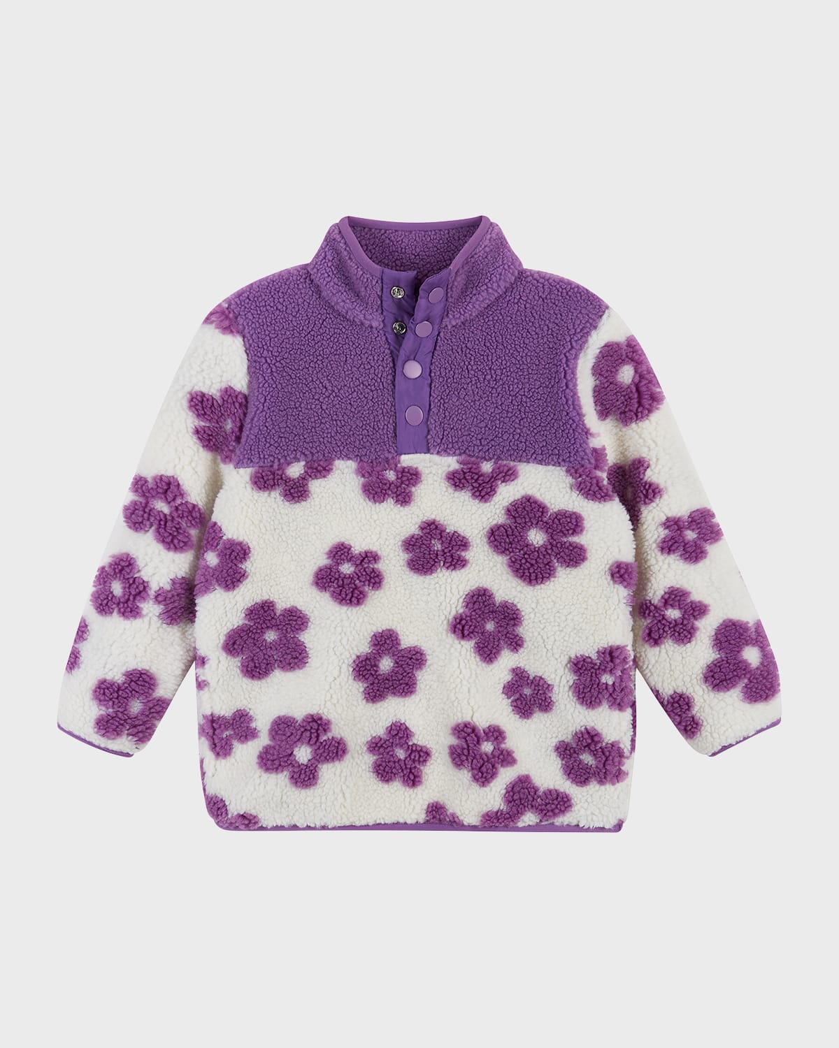 ANDY & EVAN GIRL'S FLORAL-PRINT PULLOVER