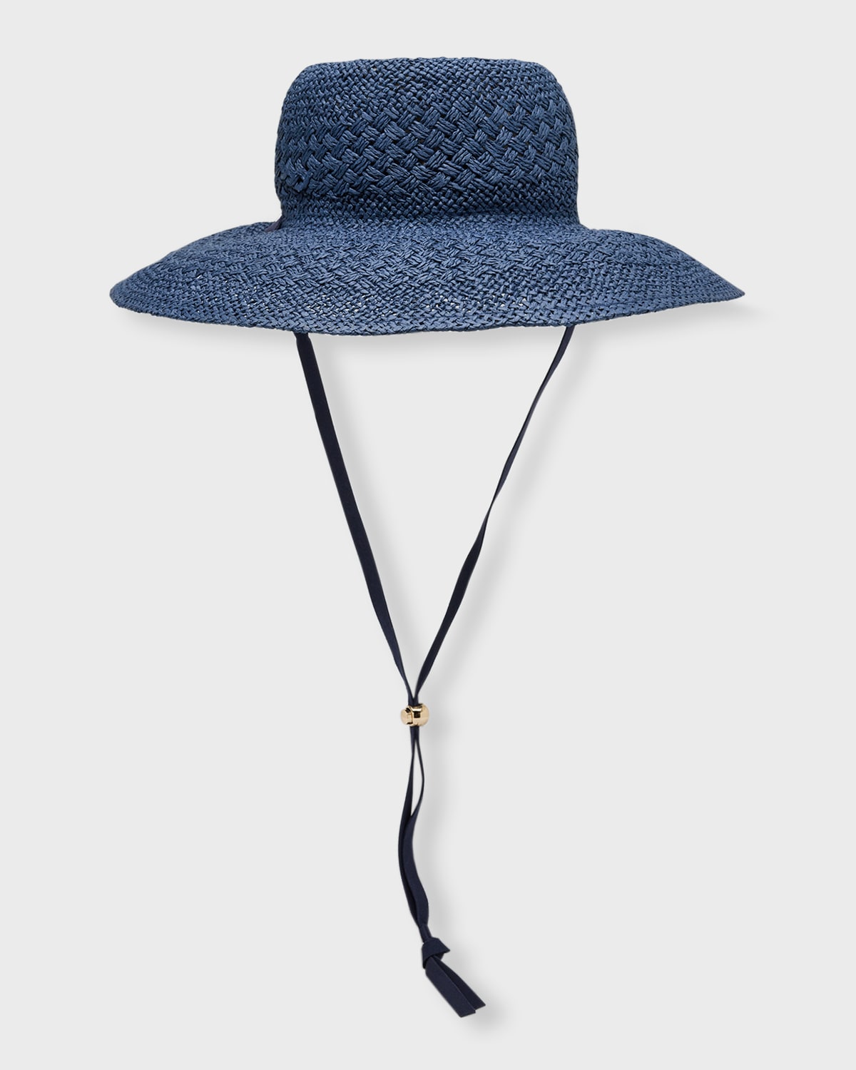 Lele Sadoughi Brielle Straw Sun Hat In Midnight