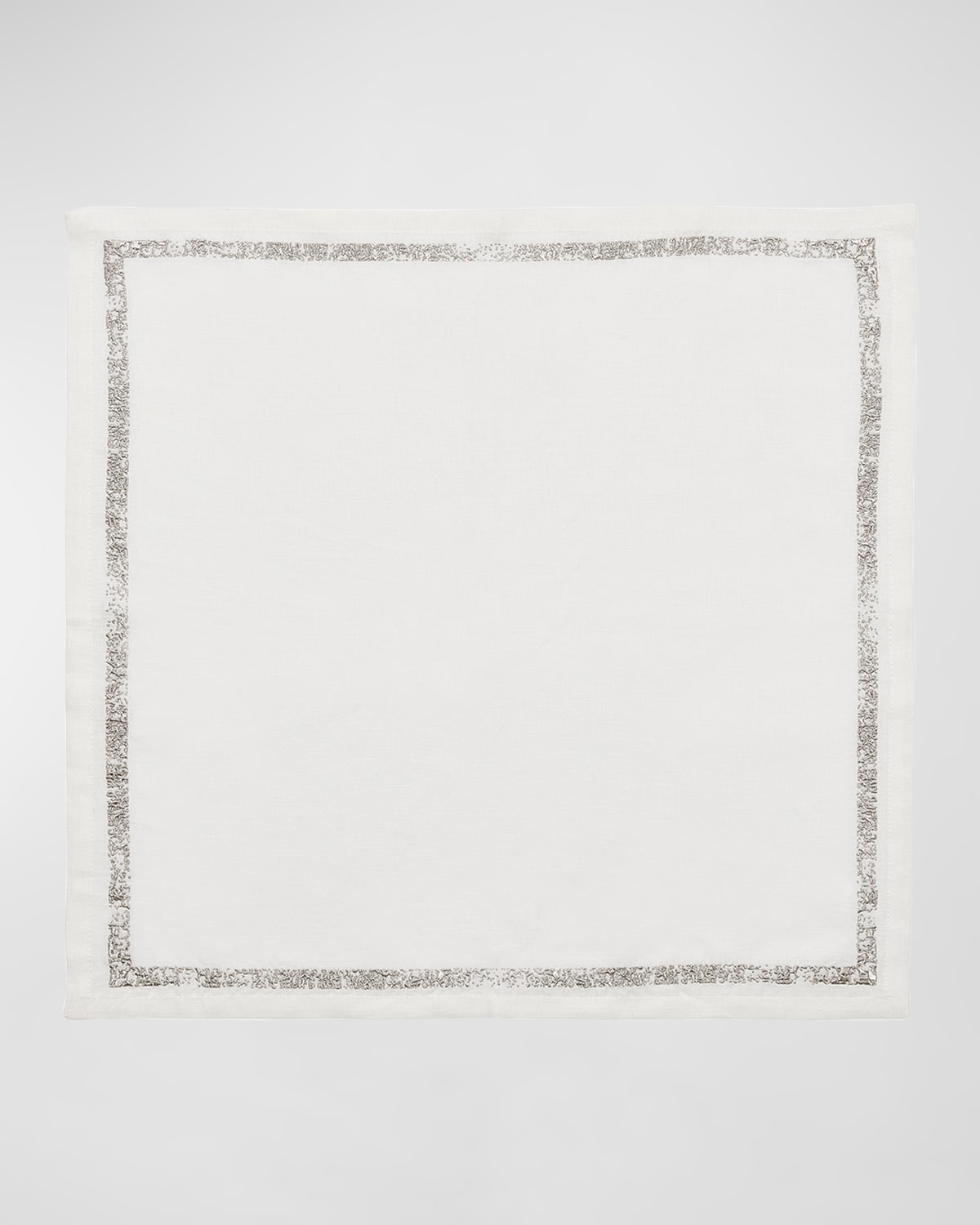 Kim Seybert Silver Impression Napkin