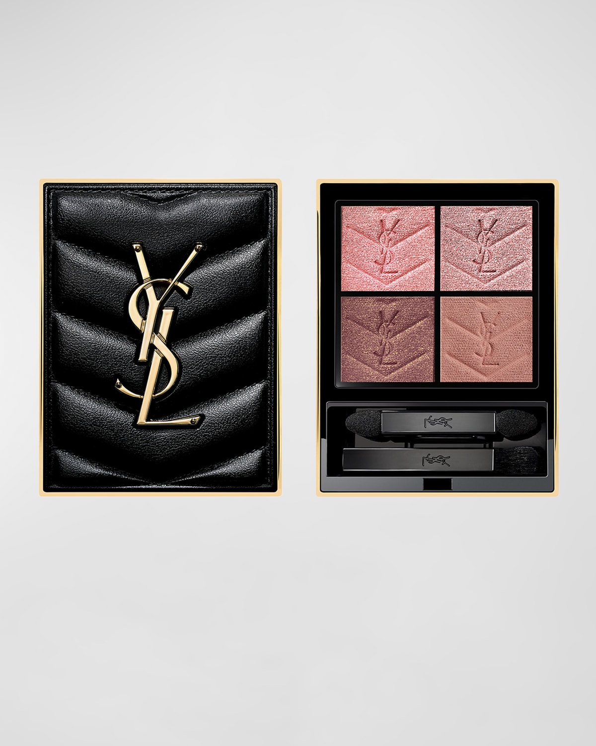 Shop Saint Laurent Couture Mini Clutch Luxury Eyeshadow Palette In 400 - Babylone Roses