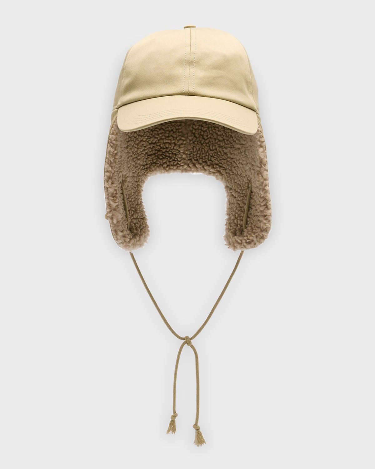 Burberry Men's Fleece Trim Trapper Hat In Hunter