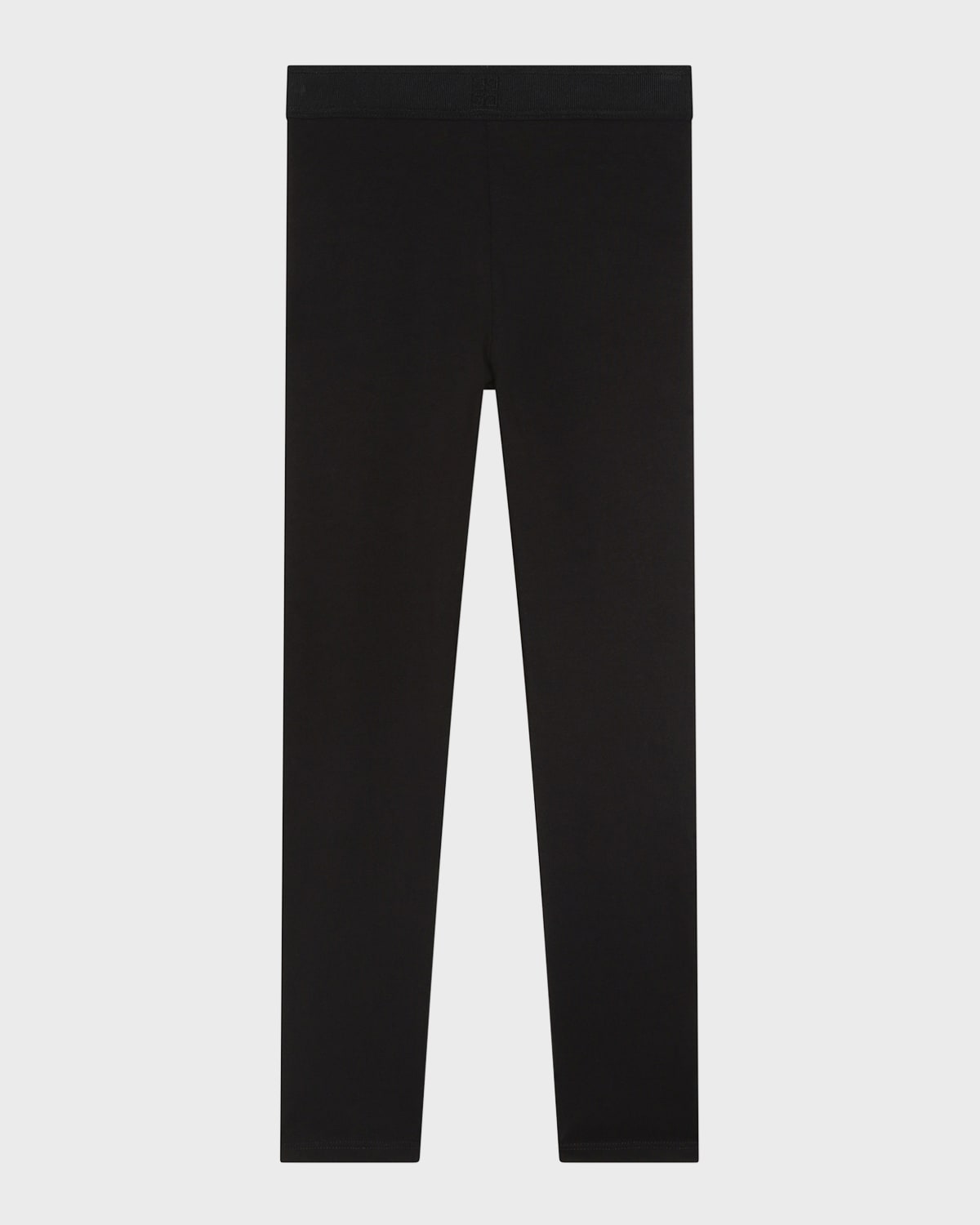 Givenchy Kids' Sequinned Logo Leggings In Black