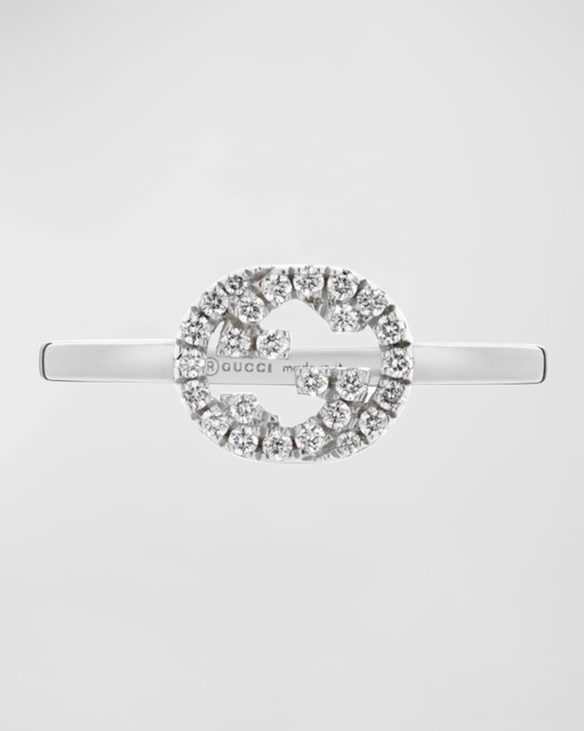 Diamond Interlocking G Ring