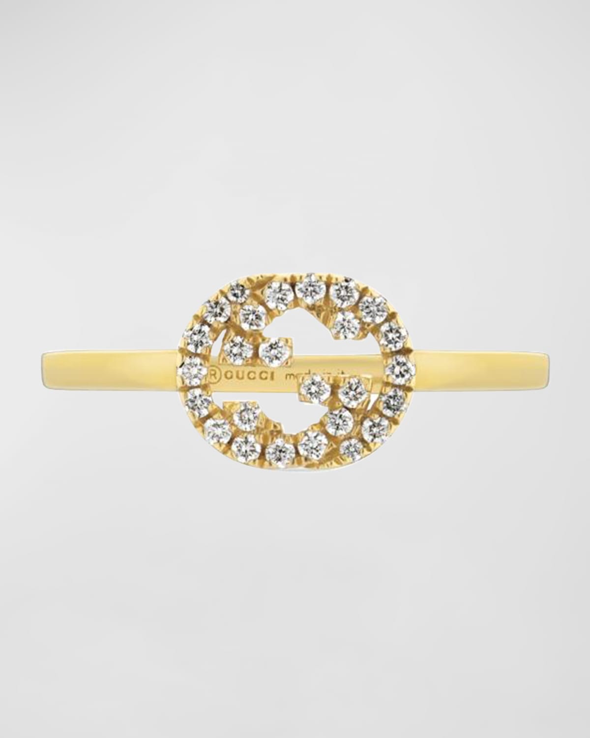 Gucci Diamond Interlocking G Ring