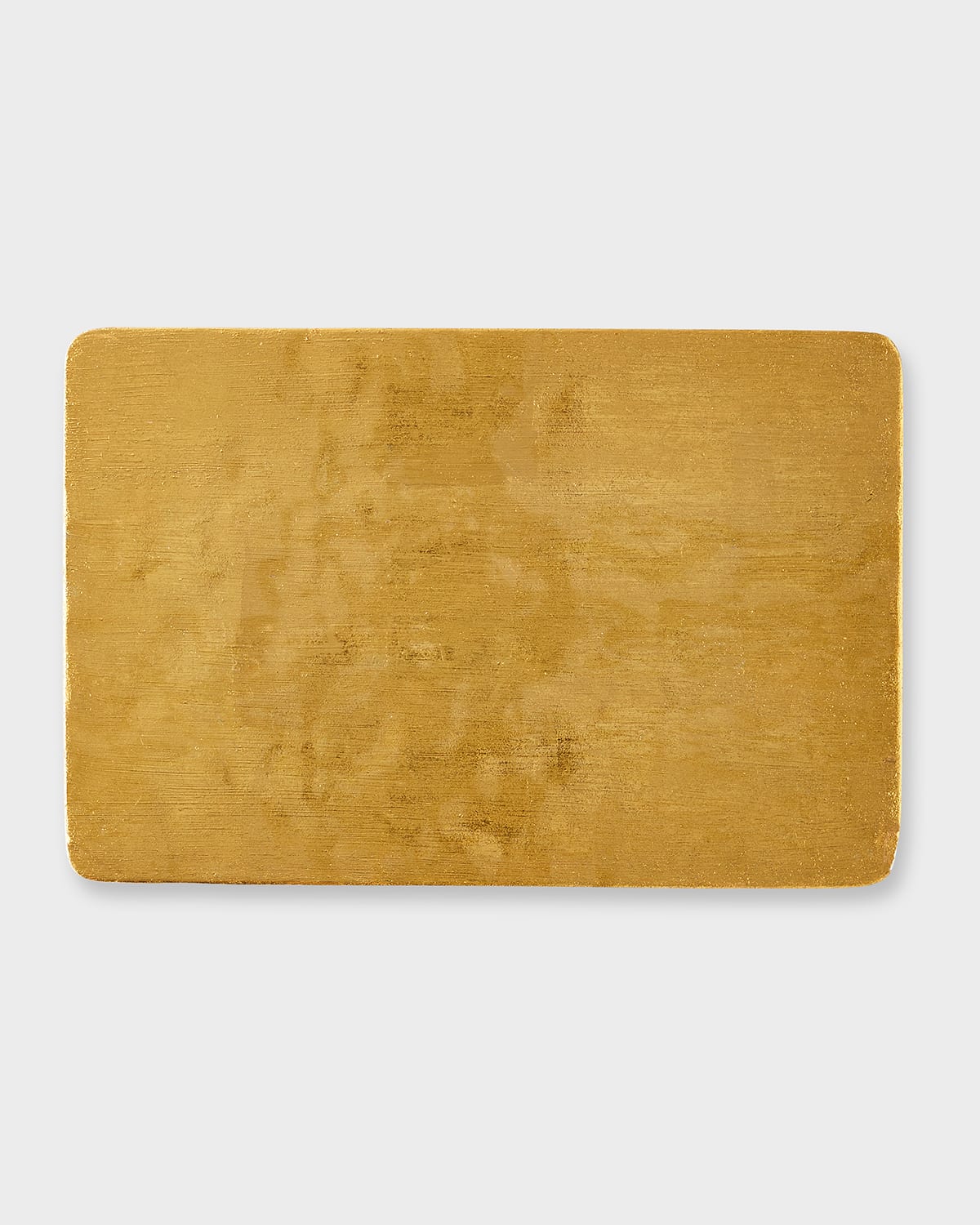 Shop Nomi K Brushstroke Silver-plated Rectangular Placemat In Gold