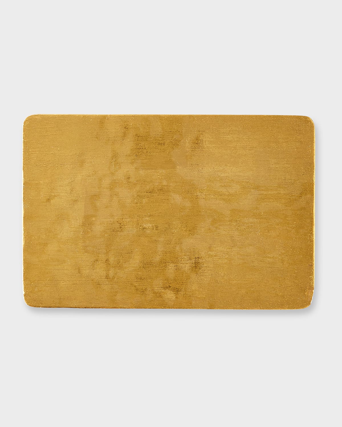 Nomi K Brushstroke Silver-plated Rectangular Placemat In Gold