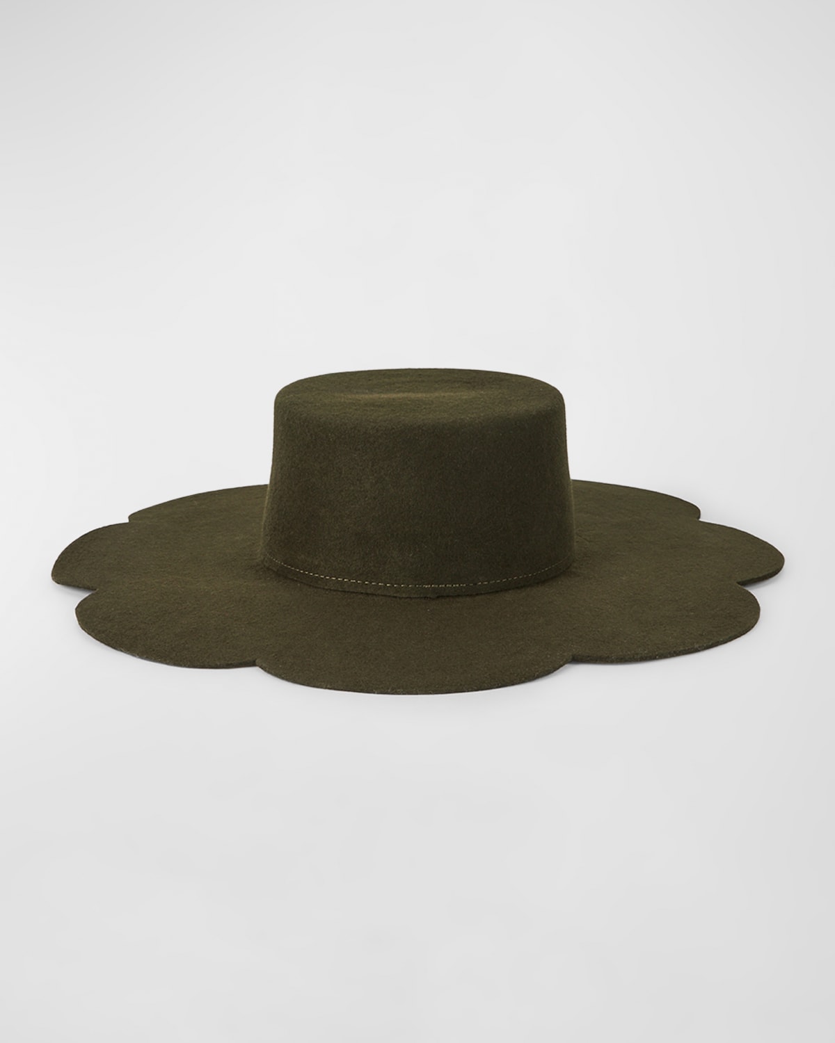 D'Estree Arne Felt Wide-Brim Hat