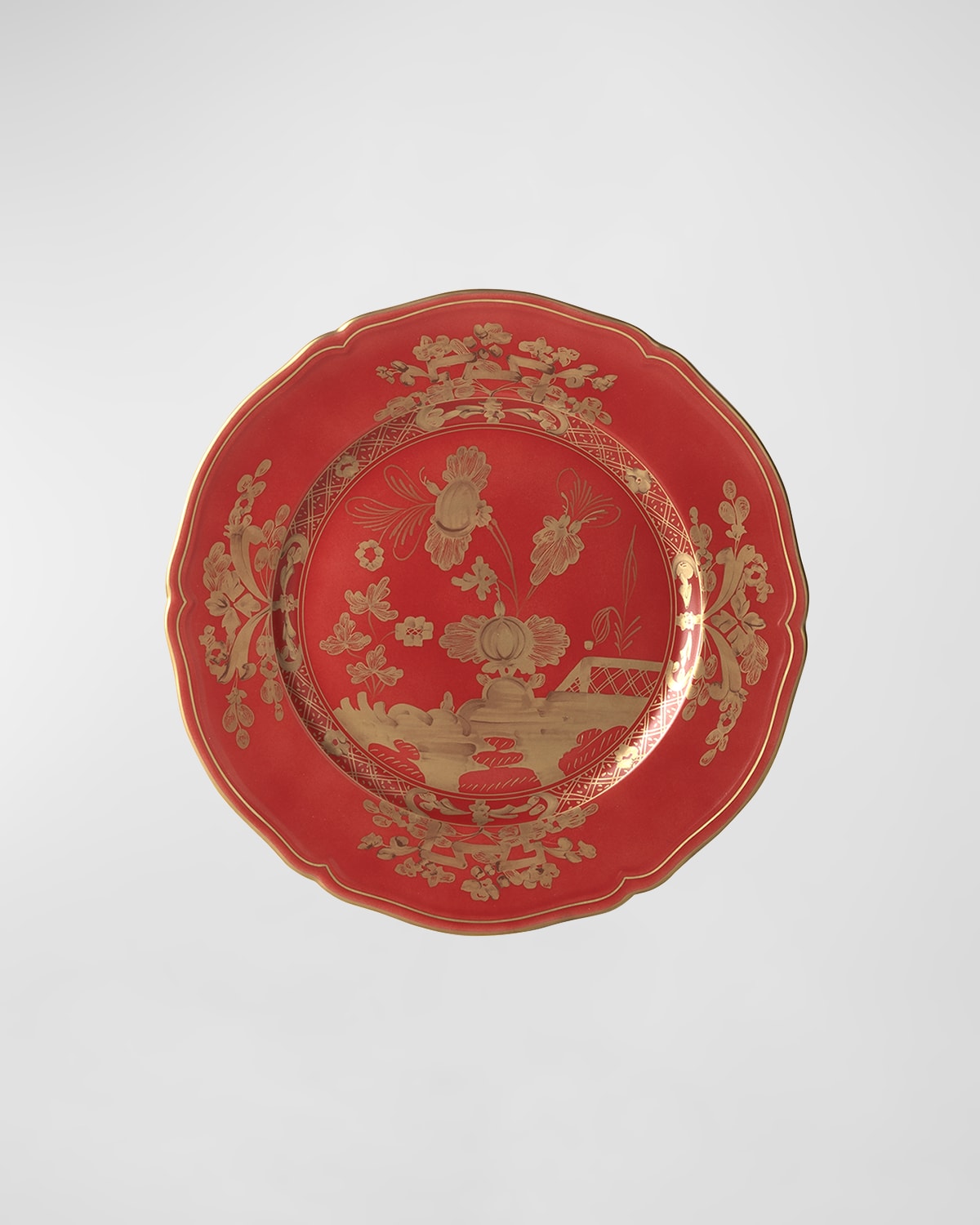 GINORI 1735 ORIENTE ITALIANO RUBRUM CHARGER PLATE