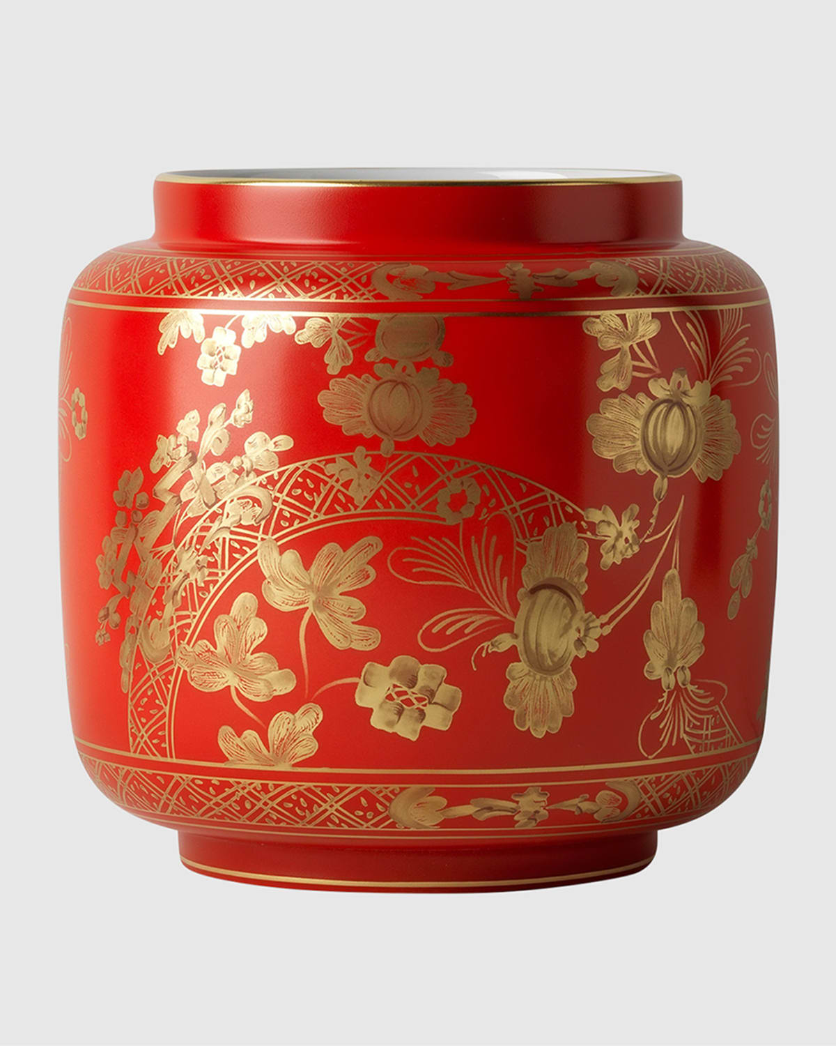 Ginori 1735 Oriente Italiano Rubrum Stackable Vase In Oirubrum