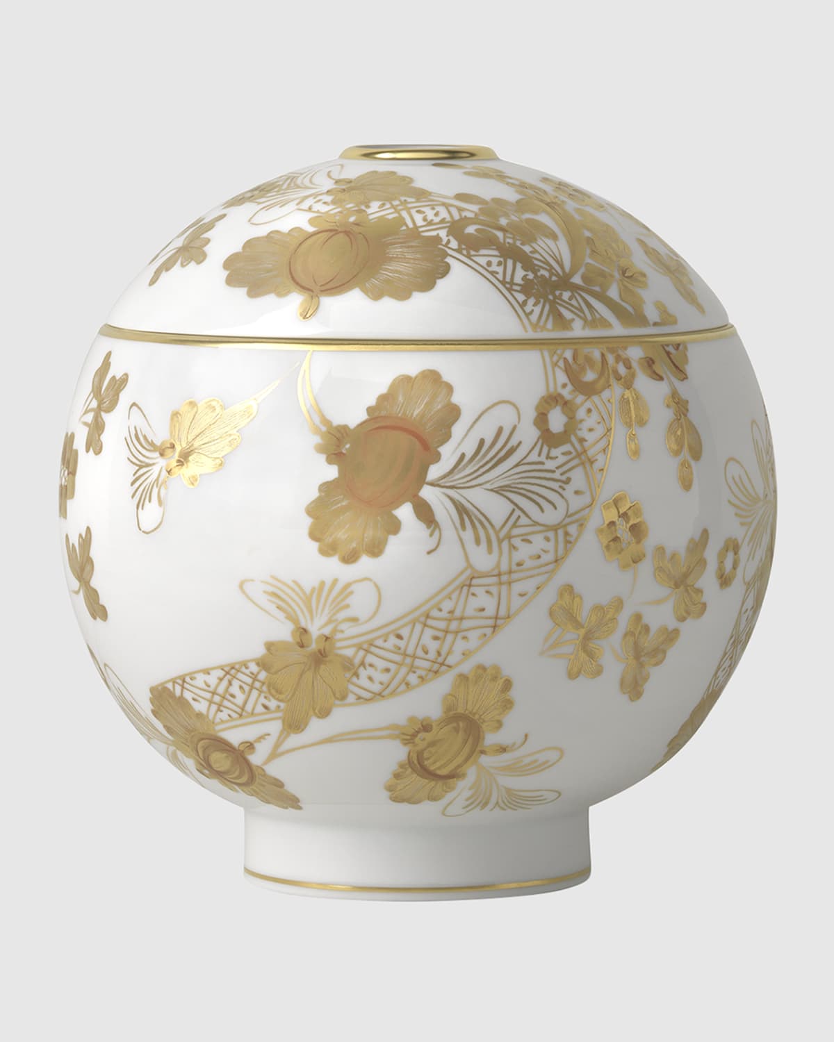 Ginori 1735 Oriente Italiano Aurum Diffusor Sphere Vase In Oiaurum