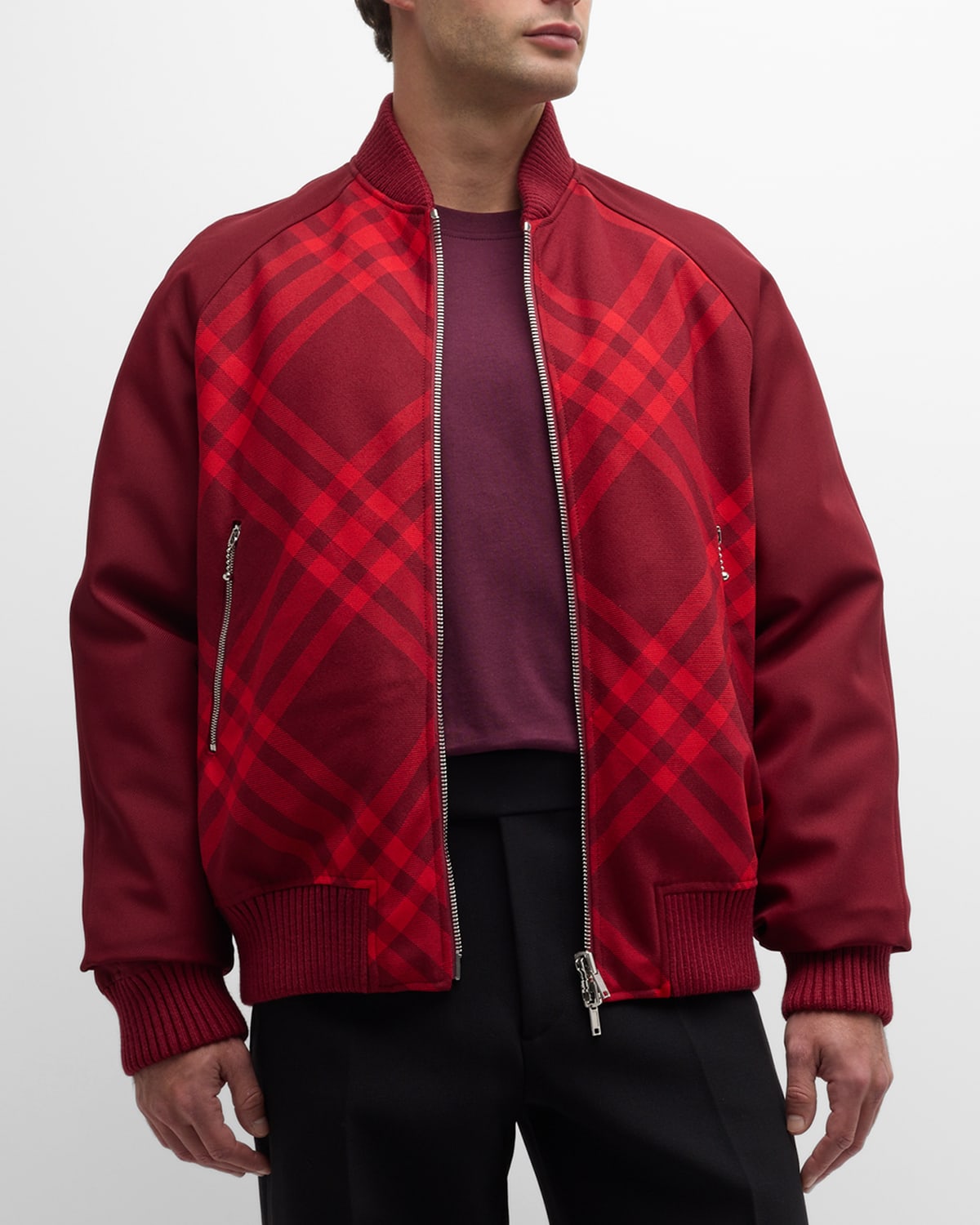 Burberry bomber jacket men deals